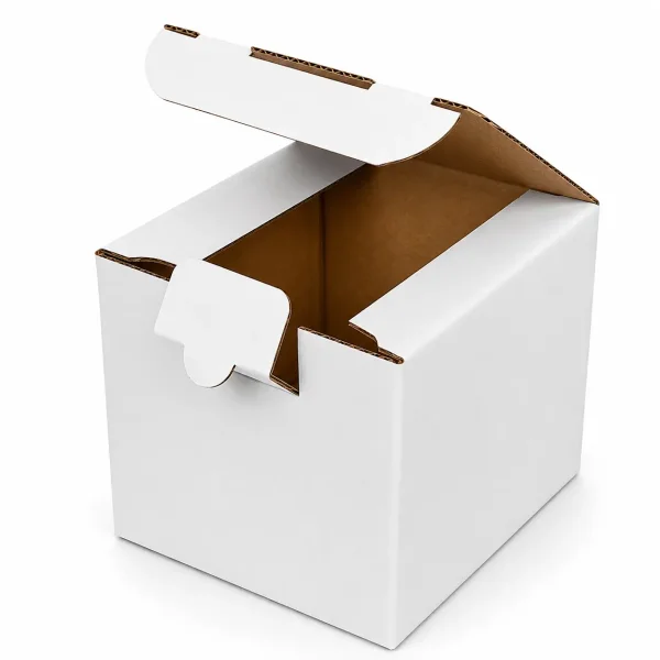 10,5x10,5x10,5cm Locked Box - White - 3