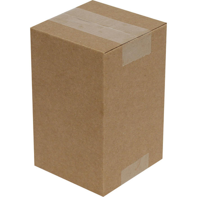 10x10x15cm Single Corrugated Box - Kraft - Thumbnail