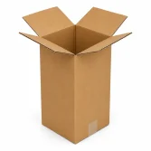 10x10x20cm Single Corrugated Box - Kraft - 1