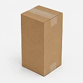 10x10x20cm Single Corrugated Box - Kraft - 3