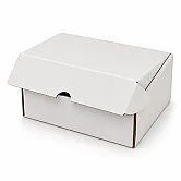 10x10x4,5cm Kilitli Kutu - 0,2 Desi Kutu - Tek Oluklu Kutu - Beyaz - 2