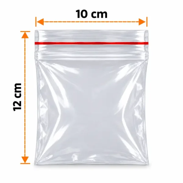 10×12 cm Zip Lock Bag – 1000 Pcs - 1
