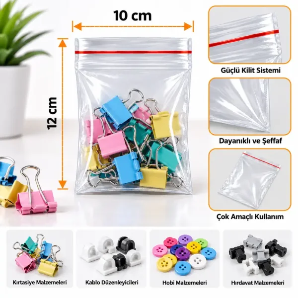 10×12 cm Zip Lock Bag – 1000 Pcs - 3