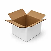 10x6x5cm Single Corrugated Box - White - 3