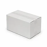 10x6x5cm Single Corrugated Box - White - 2