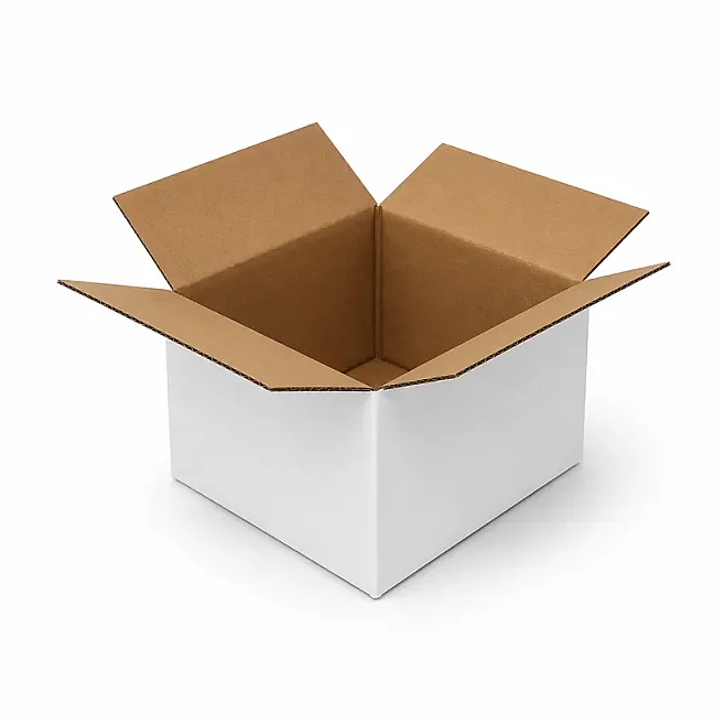 10x6x5cm Koli - 0,1 Desi Koli - Tek Oluklu Koli - Beyaz - 3