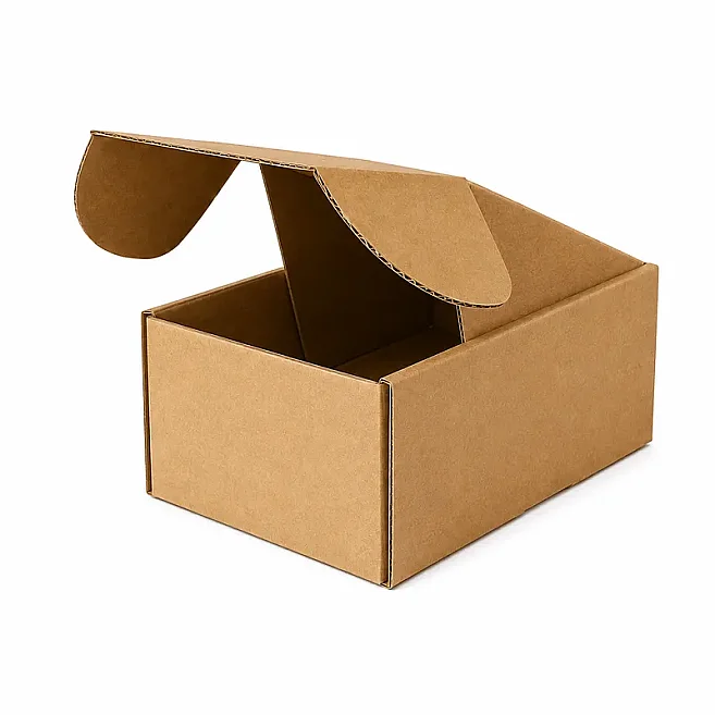 10x7x4,5cm Kilitli Kutu - 0,1 Desi Kutu - Tek Oluklu Kutu - Kraft - Kolicim (1)