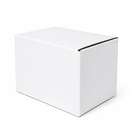 صندوق كرتون مموج مزدوج 10×7×7 سم - أبيض - 2