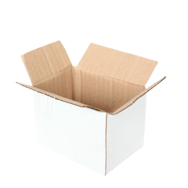 10x7x7cm Box - 0.2 Desi Box - Double Corrugated Box- White - Thumbnail