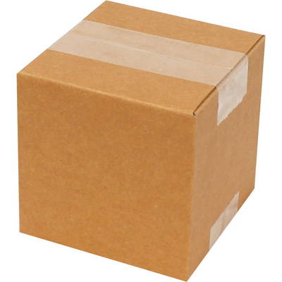 11x11x11cm Single Corrugated Box - Kraft - Thumbnail