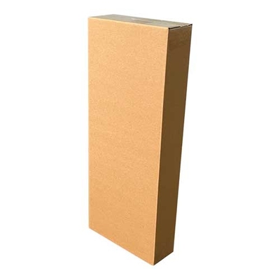 11x5x28cm Single Corrugated Box - Kraft - Thumbnail