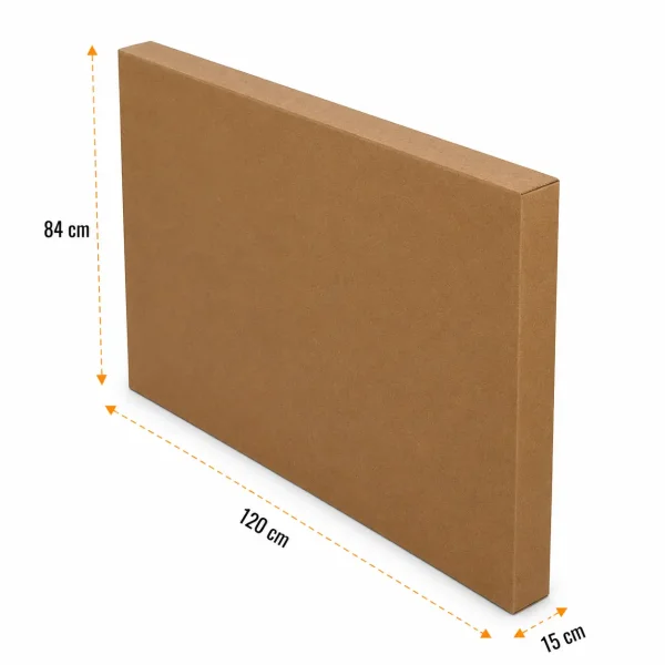 120x16x84cm LCD TV Box - Kraft - Kolicim (1)