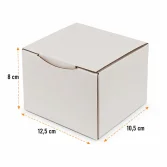 صندوق 12.5*10.5*8 سم - أبيض - 2