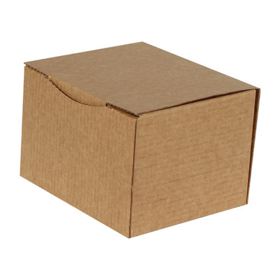 12.5x10.5x8cm Locked Box - Kraft - Thumbnail