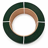 12mm Polyester Ribbon Hoop - Green - 3