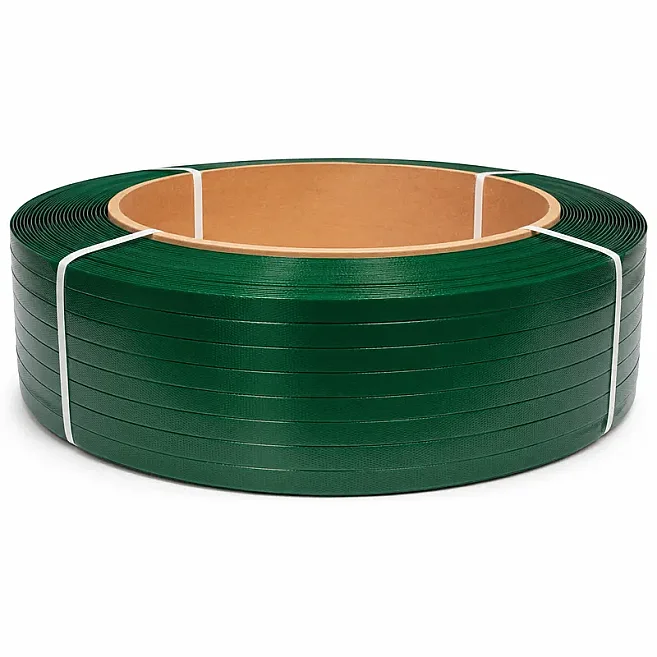 12mm Polyester Ribbon Hoop - Green - 1