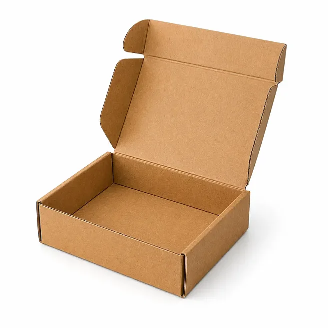 12x10x3cm Kilitli Kutu - 0,1 Desi Kutu - Tek Oluklu Kutu - Kraft - 1