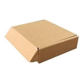 12x10x3cm Locked Box - Kraft - Thumbnail