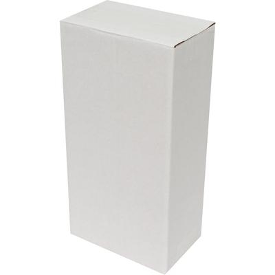 12x12x29 سم صندوق واحد مموج - أبيض
