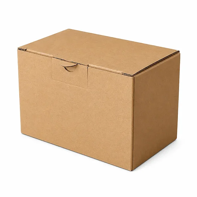 12x7x8cm Kilitli Kutu - 0,2 Desi Kutu - Tek Oluklu Kutu - Kraft - Kolicim (1)