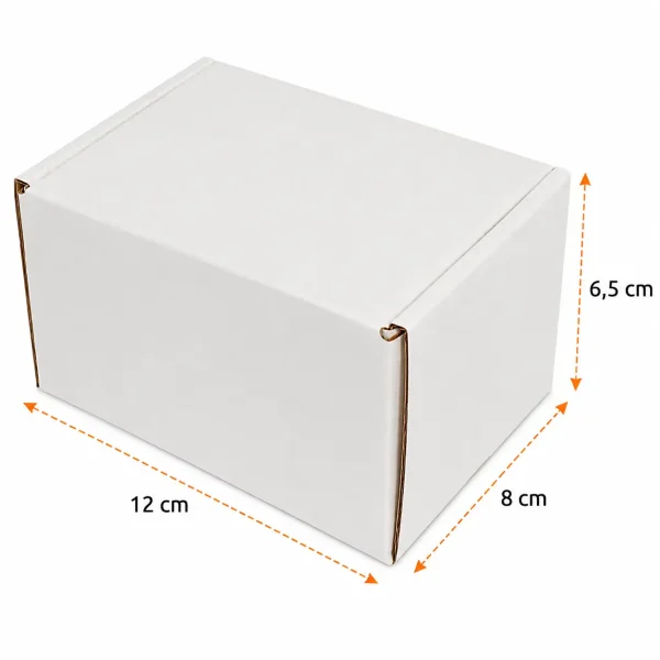 12x8x6،5 سم مربع أبيض - Kolicim (1)