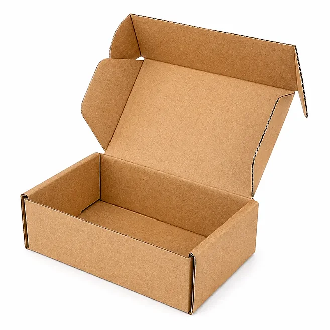 12x8x6,5cm Kilitli Kutu - 0,2 Desi Kutu - Tek oluklu Kutu - Kraft - 1