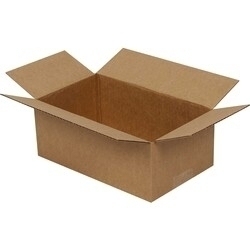 12x9x5cm Double Corrugated Box - Kraft - Thumbnail