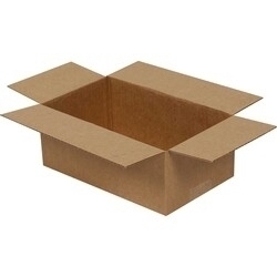 12x9x5cm Double Corrugated Box - Kraft - Thumbnail