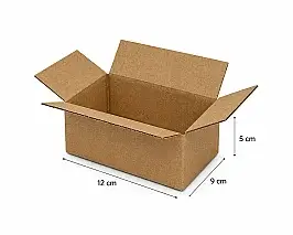 12x9x5cm Koli - 0,2 Desi Koli - Tek Oluklu Koli - 3
