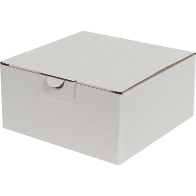 13,5x13,5x6,5cm Locked Box - White - Thumbnail