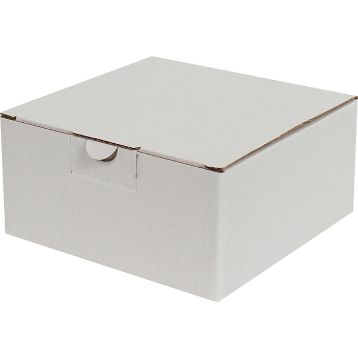 13,5x13,5x6,5cm Locked Box - White