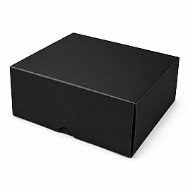 13x10x6 cm Colored Cardboard Box - Black - 3