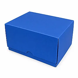 13x10x6cm Renkli Karton Kutu - Lacivert - 3