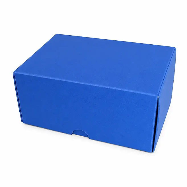 13x10x6cm Renkli Karton Kutu - Lacivert - 1