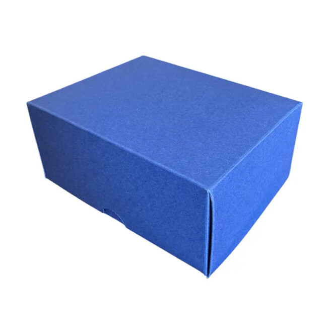 13x10x6 cm Colored Cardboard Box - Navy Blue - Kolicim