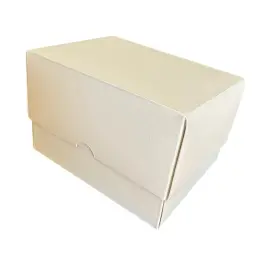 13x10x6cm Renkli Karton Kutu - Beyaz - 3