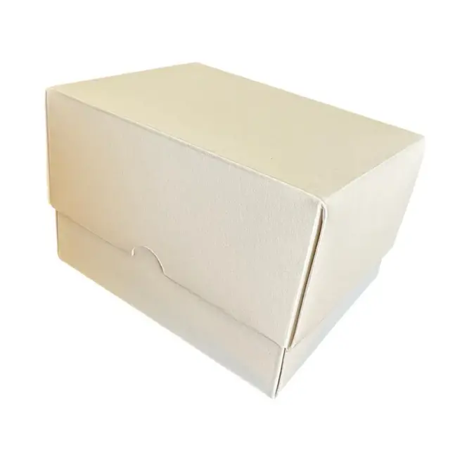 13x10x6cm Renkli Karton Kutu - Beyaz - 3