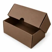 13x10x6cm Renkli Karton Kutu - Koyu Kahverengi - 4