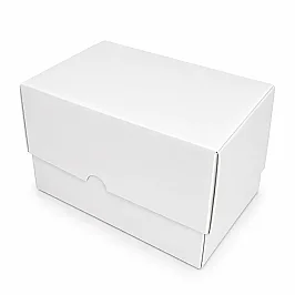 13x10x6cm Renkli Karton Kutu - Beyaz - 3