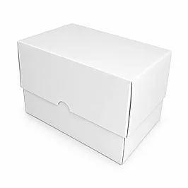 13x10x6cm Renkli Karton Kutu - Beyaz - 2