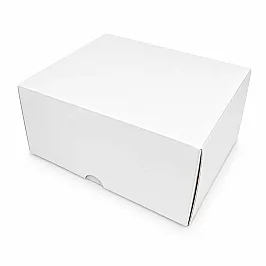 13x10x6cm Renkli Karton Kutu - Beyaz - 1