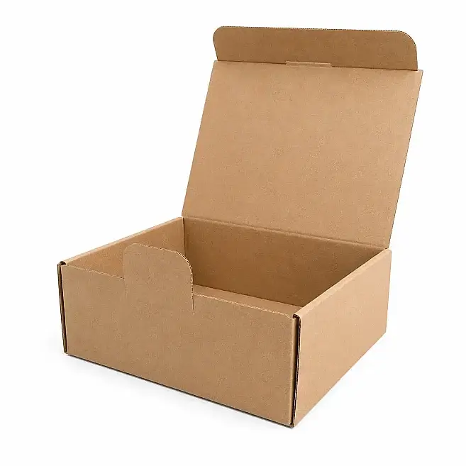 14x10.5x5cm Lockable Box - 0.2 Desi Box - Kraft - 1