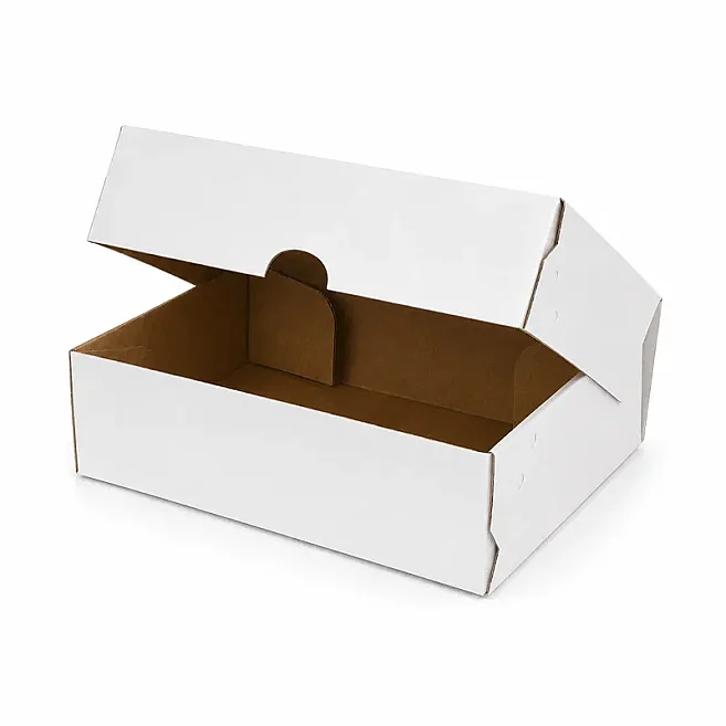 14x10x4cm E Ticaret Kutusu - 0,2 Desi Kutu - 4 Nokta Kutu - Beyaz - 3