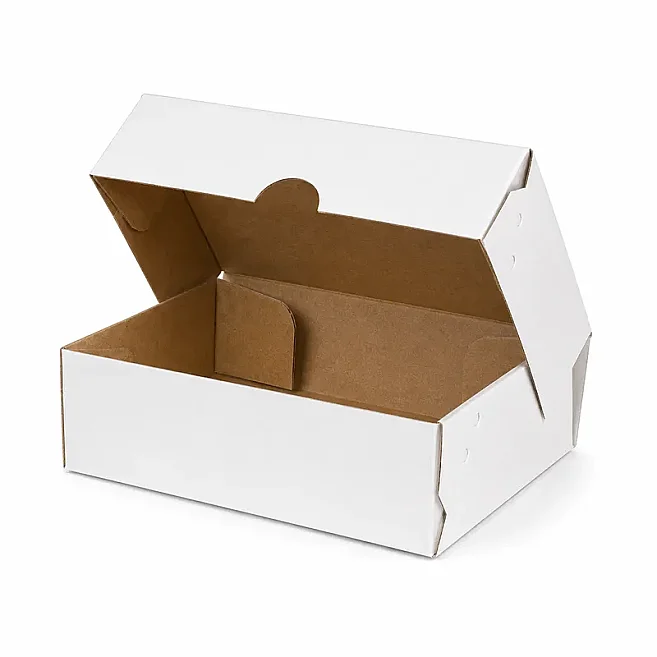 14x10x4cm E Ticaret Kutusu - 0,2 Desi Kutu - 4 Nokta Kutu - Beyaz - 1