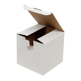 14x14x14cm Box - White - Thumbnail