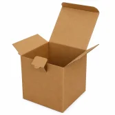 14x14x14cm Locked Box - 0.9 Desi Box - Kraft - 1