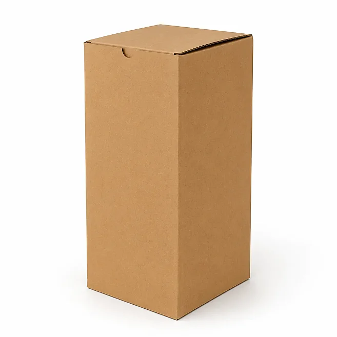 14x14x25cm Double Slotted Box - Kraft - 3