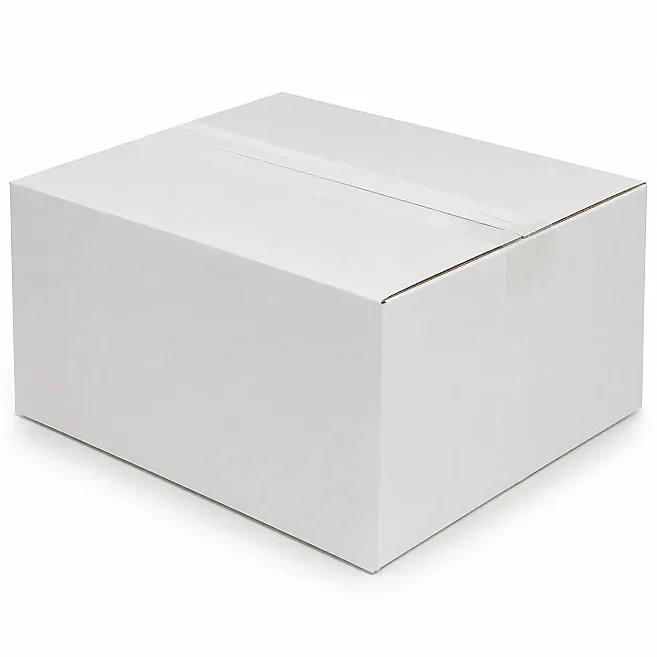 14x14x7cm Koli - 0,5 Desi Koli - Çift Oluklu Koli - Beyaz - Kolicim (1)