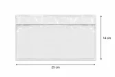 14x25 cm Adhesive Invoice Pocket - 250 Pieces - 1