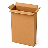 14x5x35cm Single Corrugated Box - Kraft - 1